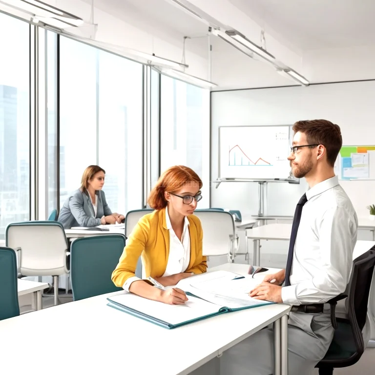 Business experts discussing growth strategies